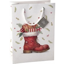 Подаръчна торбичка 20х10х28см Christmas Boot